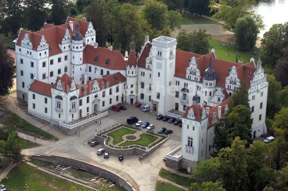 Boitzenburg von oben - Schloß Boitzenburg