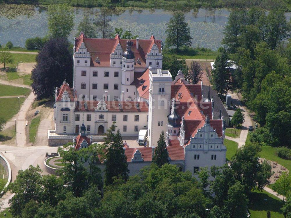 Boitzenburg von oben - Schloß Boitzenburg