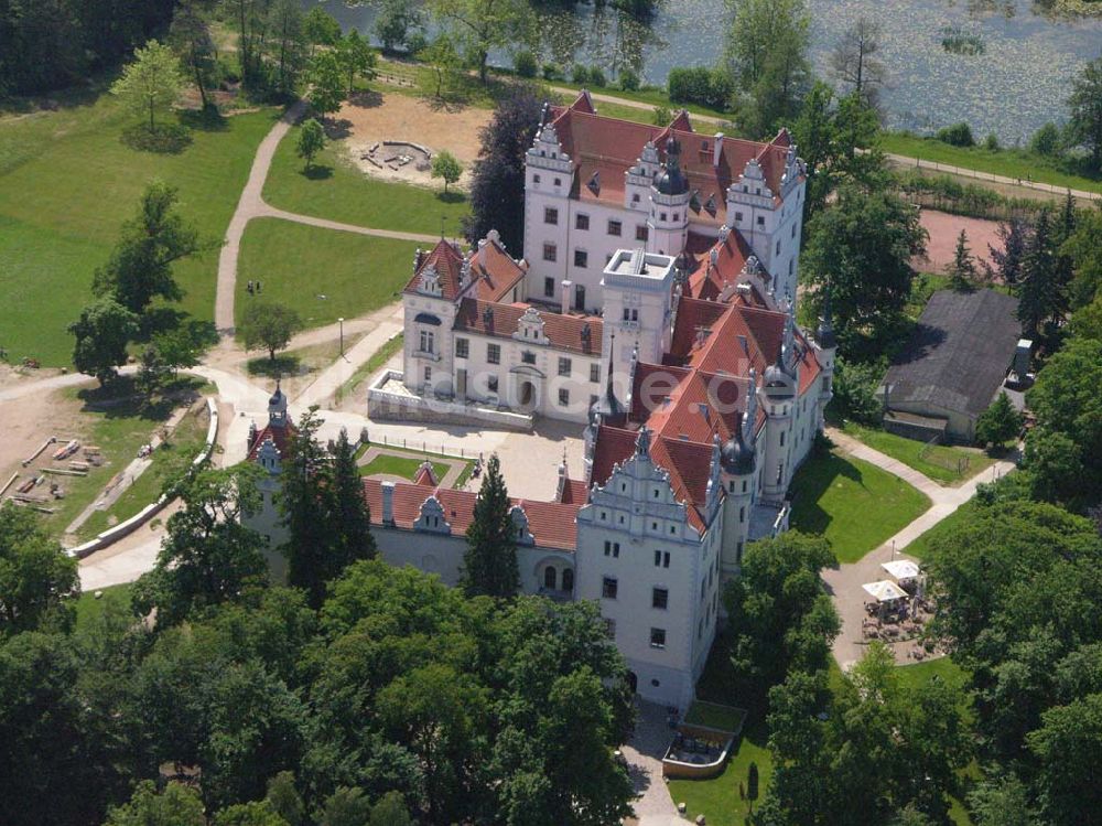 Boitzenburg aus der Vogelperspektive: Schloß Boitzenburg