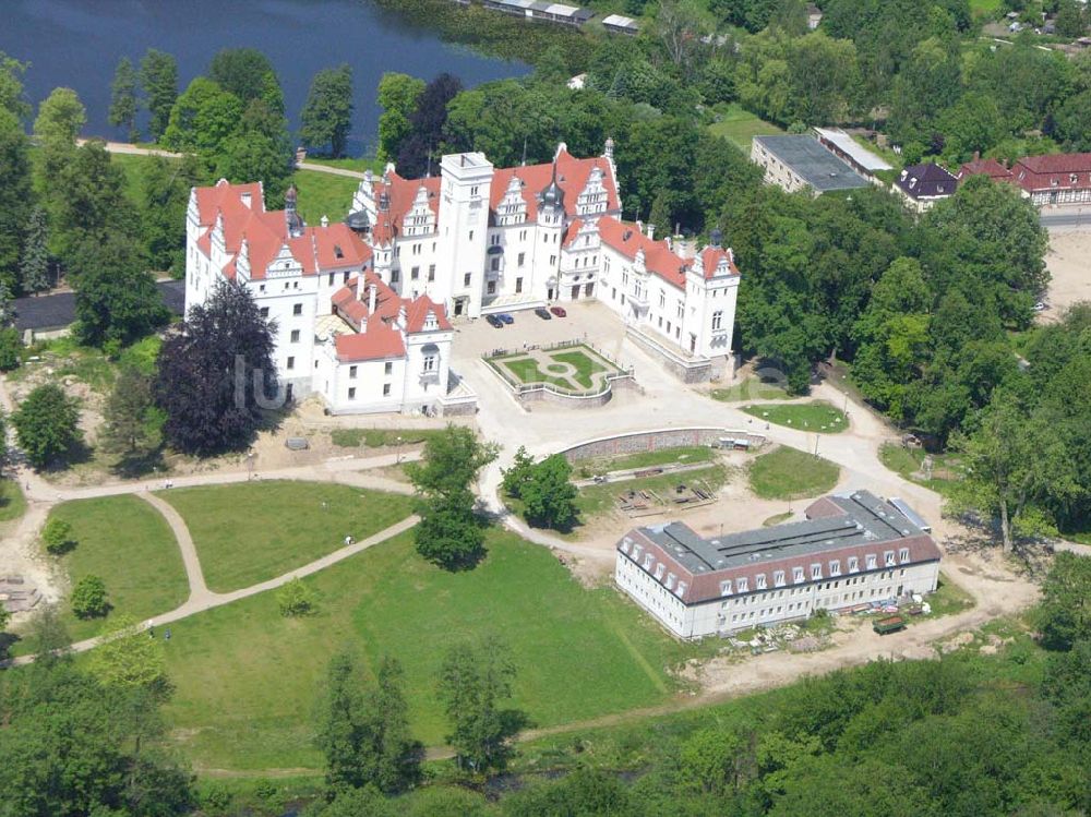 Boitzenburg von oben - Schloß Boitzenburg