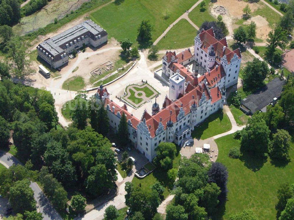 Boitzenburg von oben - Schloß Boitzenburg