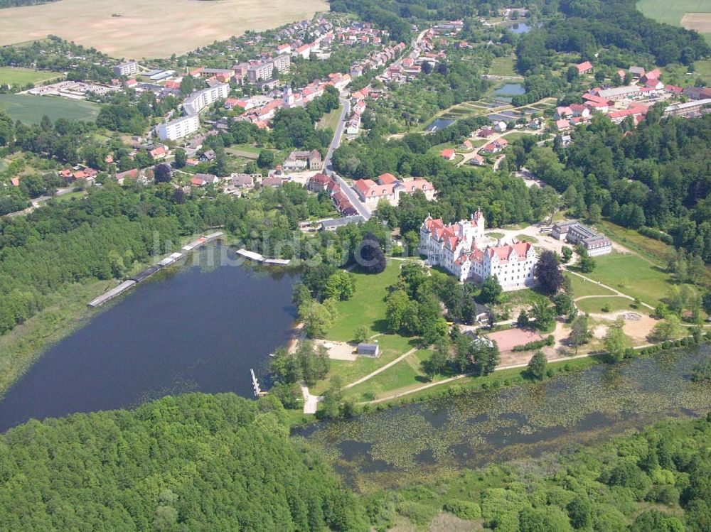 Boitzenburg von oben - Schloß Boitzenburg