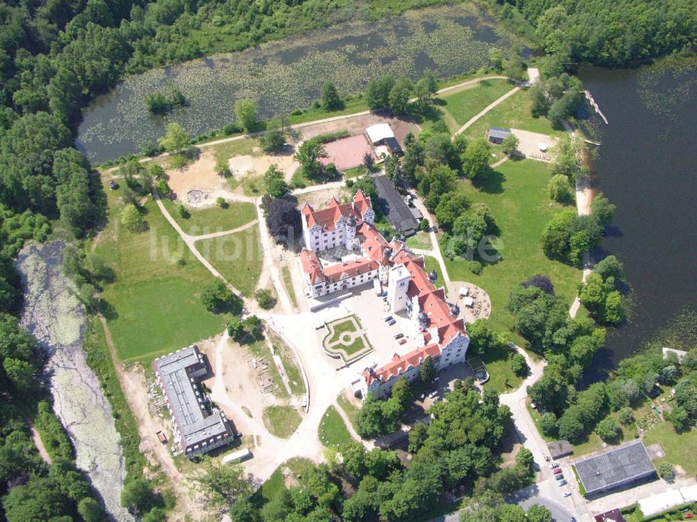 Boitzenburg von oben - Schloß Boitzenburg