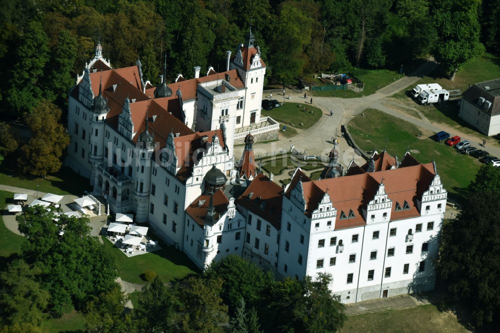 Boitzenburger Land von oben - Schloss Boitzenburg Templiner Straße in Boitzenburger Land im Bundesland Brandenburg