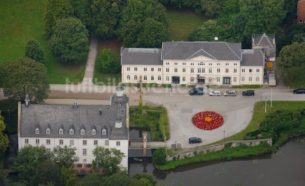 Essen aus der Vogelperspektive: Schloss Borbeck in Essen im Bundesland Nordrhein-Westfalen