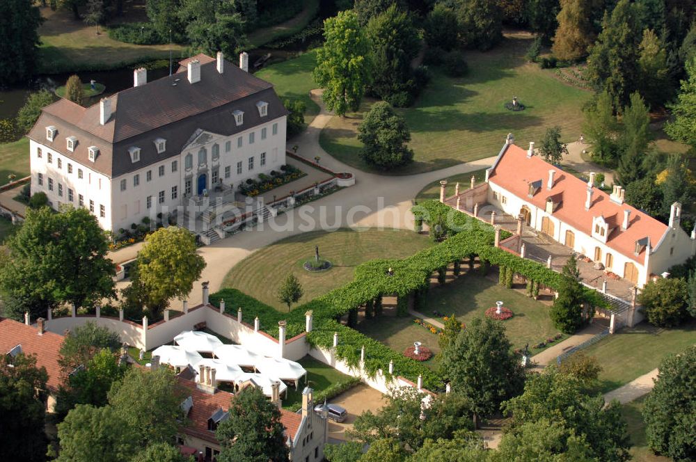 Cottbus von oben - Schloss Branitz