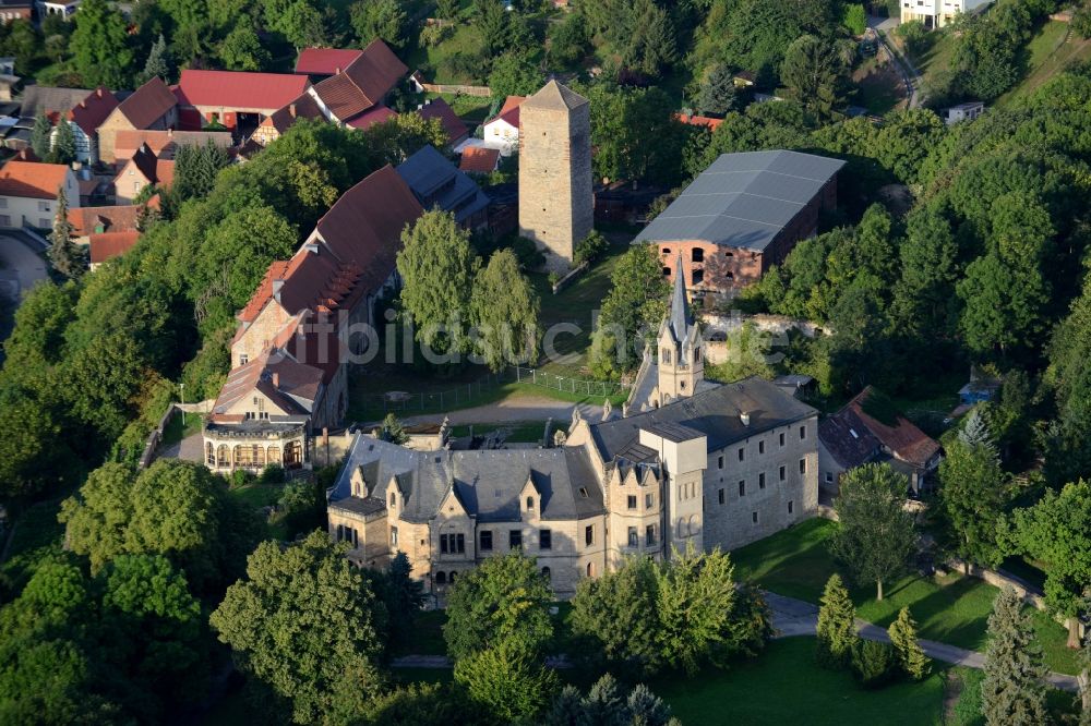 Luftbild Beyernaumburg - Schloss und Burg Beyernaumburg im Bundesland Sachsen-Anhalt