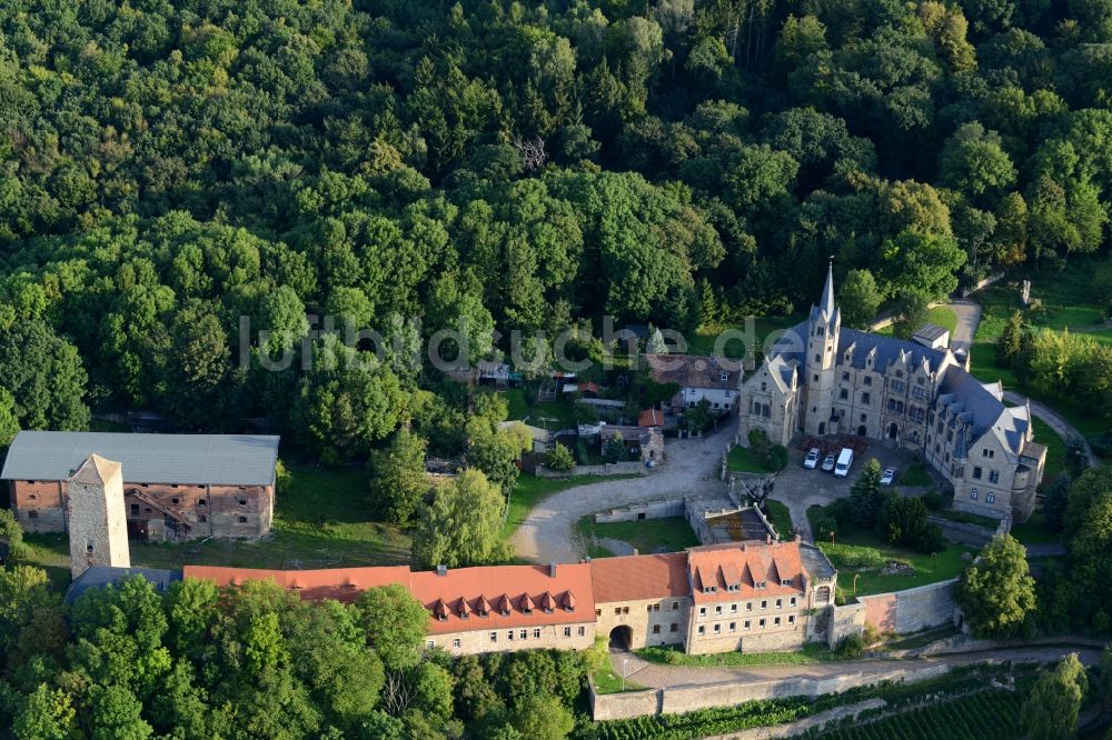 Luftbild Beyernaumburg - Schloss und Burg Beyernaumburg im Bundesland Sachsen-Anhalt