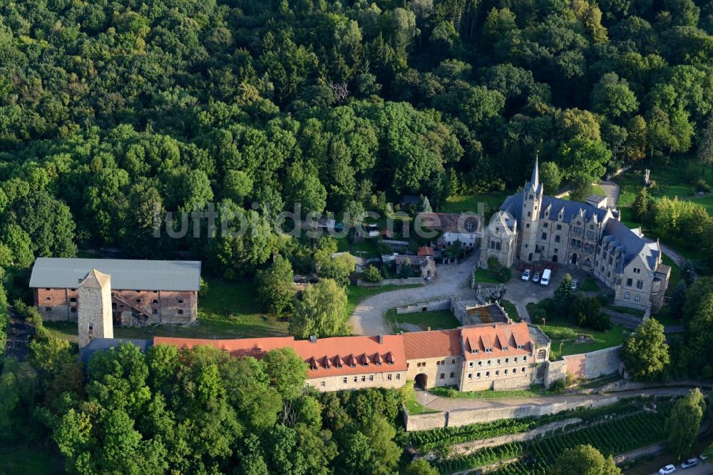 Luftaufnahme Beyernaumburg - Schloss und Burg Beyernaumburg im Bundesland Sachsen-Anhalt