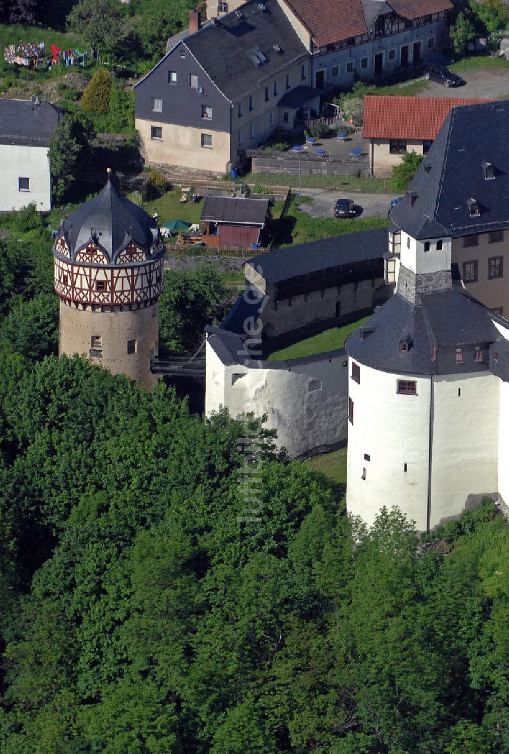 Luftaufnahme Burgk - Schloss Burgk