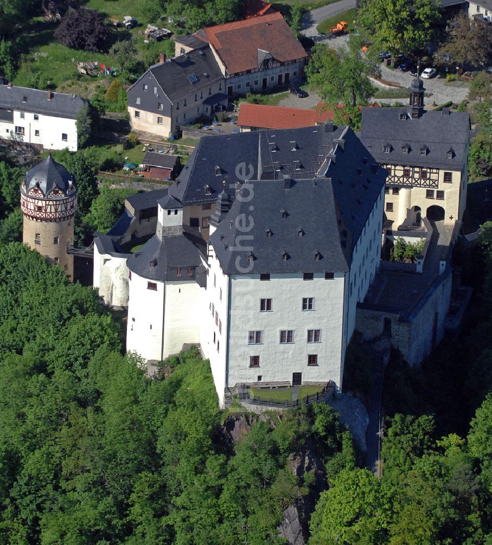 Luftbild Burgk - Schloss Burgk