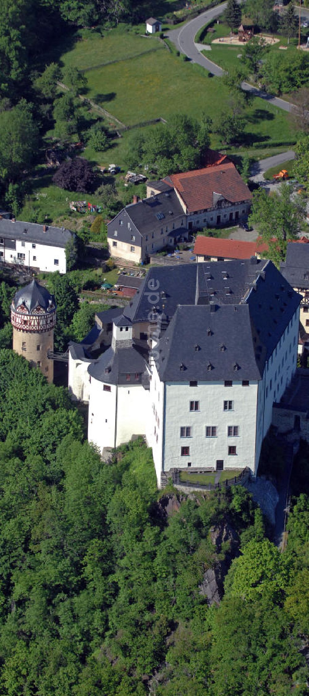 Luftaufnahme Burgk - Schloss Burgk