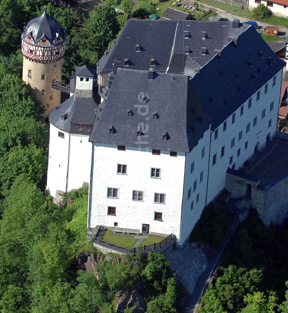 Burgk aus der Vogelperspektive: Schloss Burgk