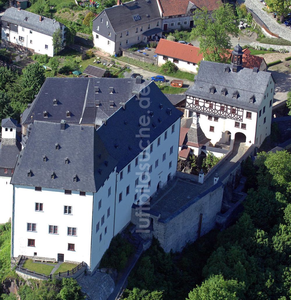 Luftbild Burgk - Schloss Burgk