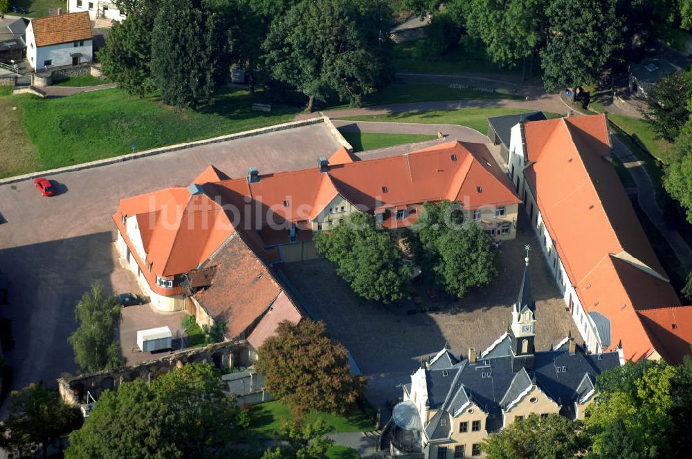 Luftbild FREITAL - Schloss Burgk und das Heimatmuseum in Freital