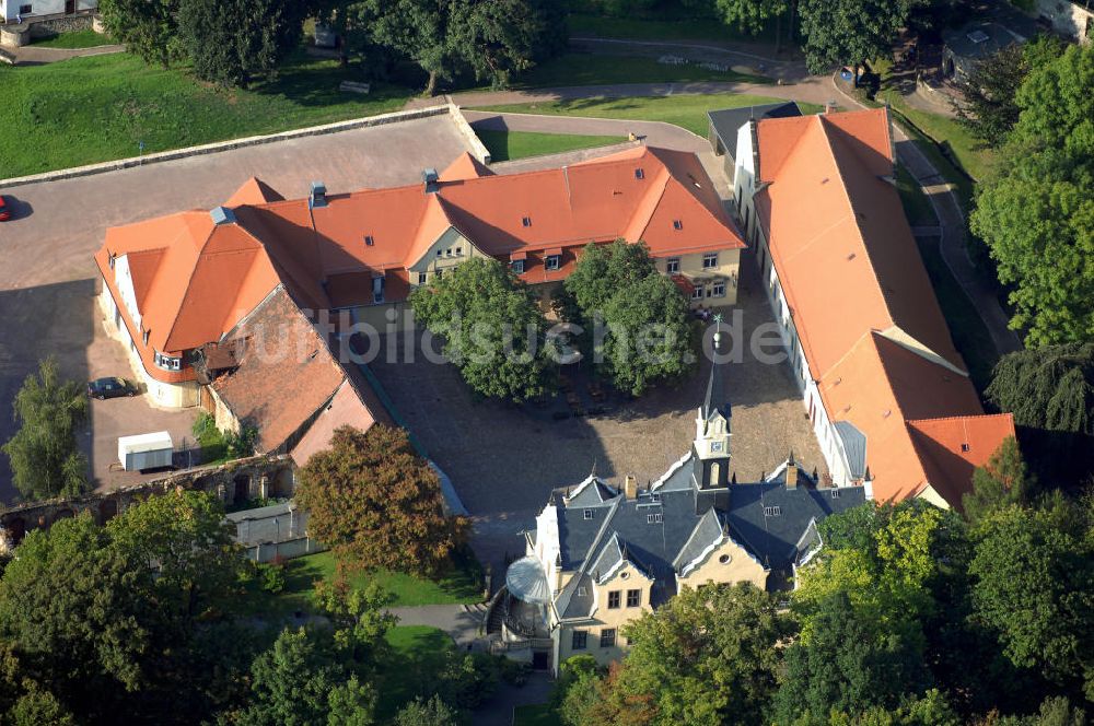 Luftaufnahme FREITAL - Schloss Burgk und das Heimatmuseum in Freital