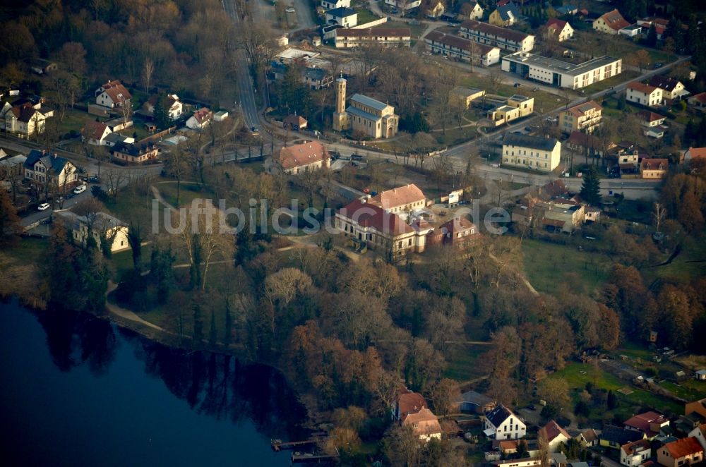 Luftbild Schwielowsee - Schloß Caputh in Schwielowsee im Bundesland Brandenburg, Deutschland