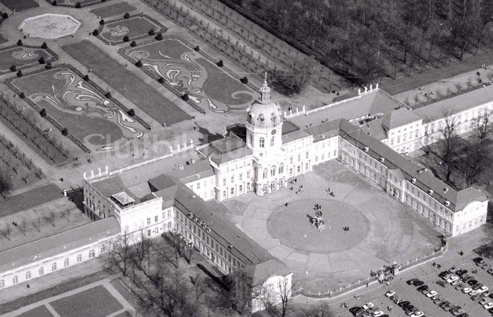 Berlin - Charlottenburg von oben - Schloss Charlottenburg