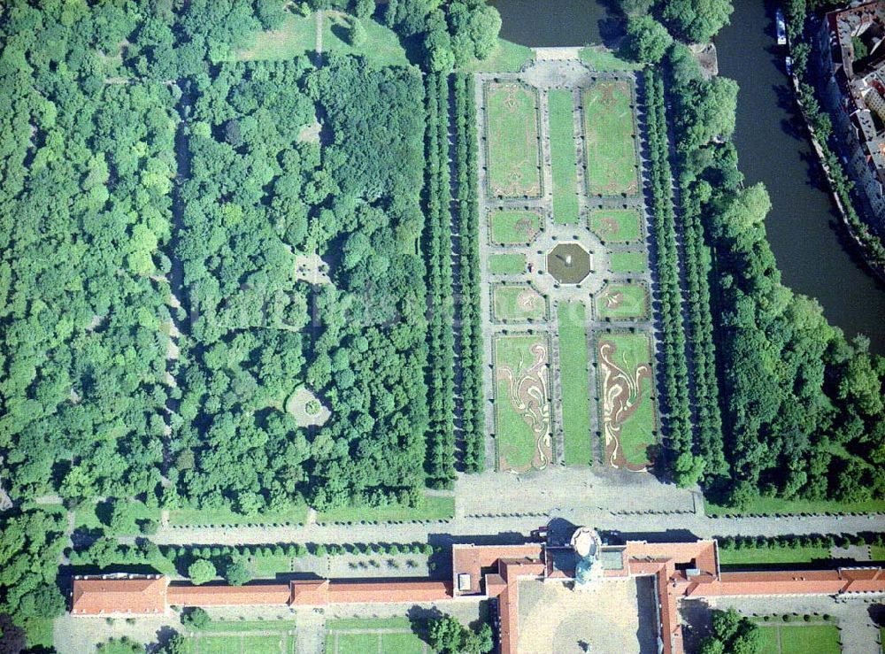 Berlin - Charlottenburg von oben - Schloß Charlottenburg