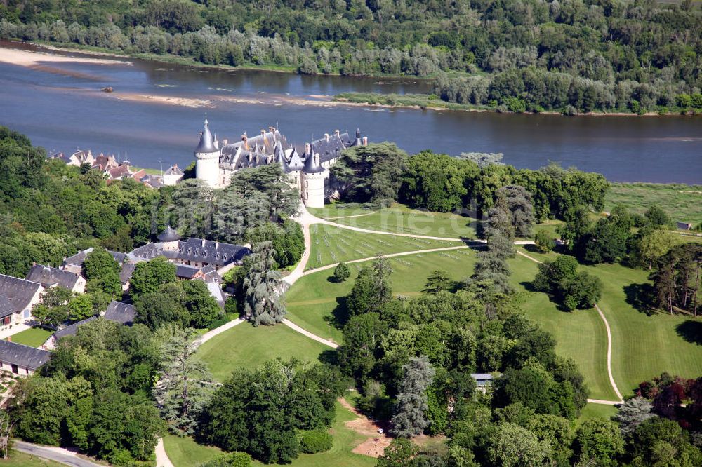 Luftaufnahme Chaumont-sur-Loire - Schloss Chaumont-sur-Loire