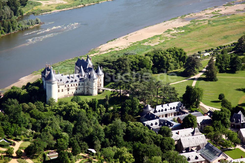 Chaumont-sur-Loire aus der Vogelperspektive: Schloss Chaumont-sur-Loire