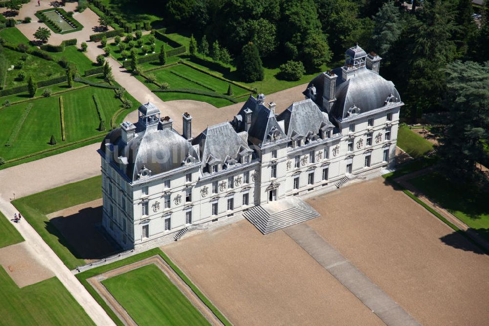 Cheverny aus der Vogelperspektive: Schloss Cheverny