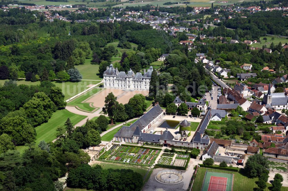 Luftaufnahme Cheverny - Schloss Cheverny