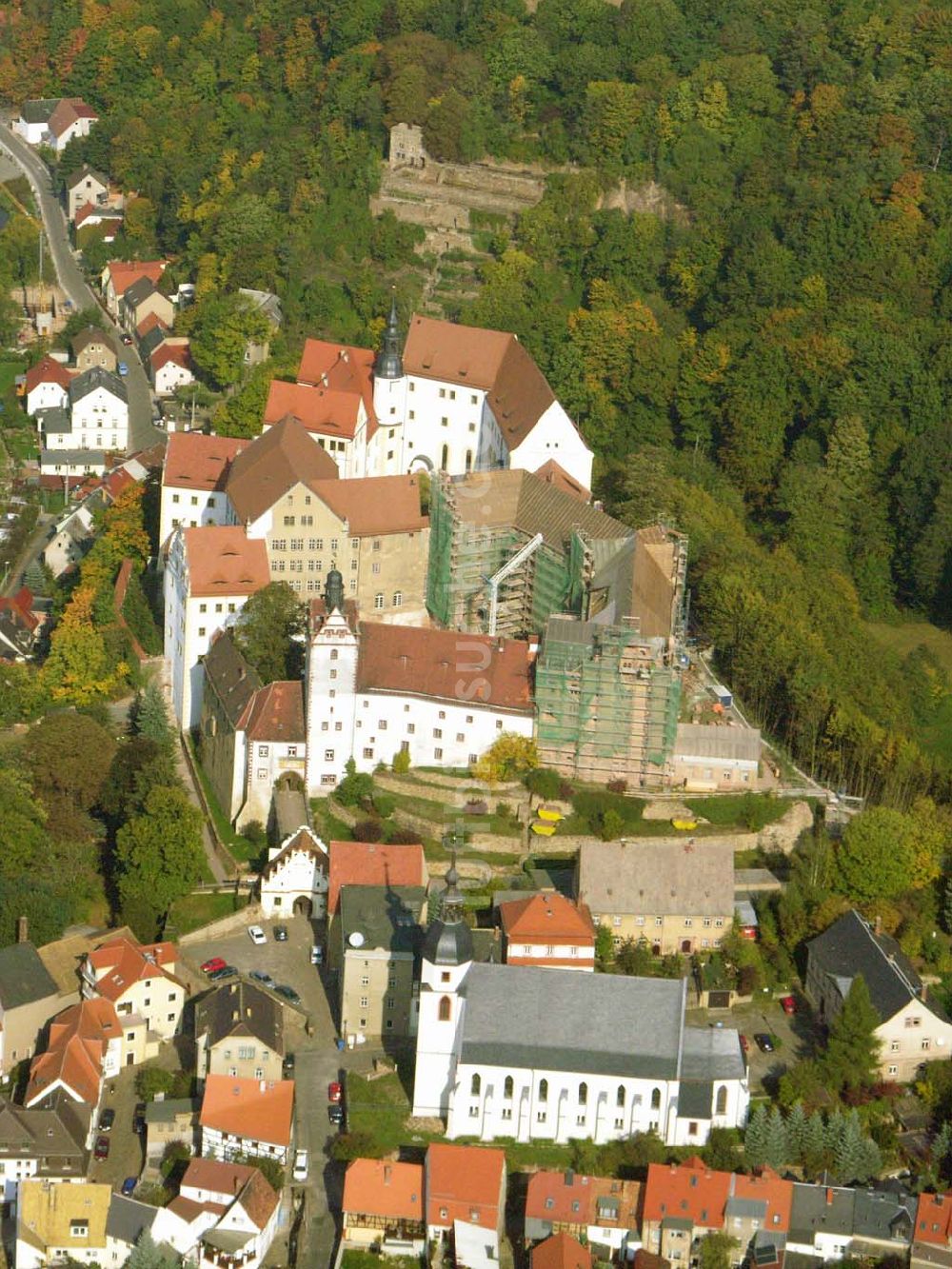 Luftbild Colditz - Schloss Colditz