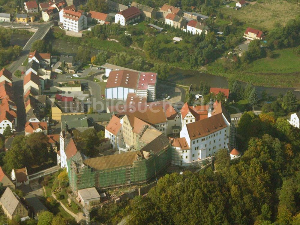 Colditz von oben - Schloss Colditz