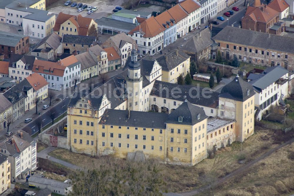 Luftbild Coswig - Schloss Coswig in Sachsen-Anhalt