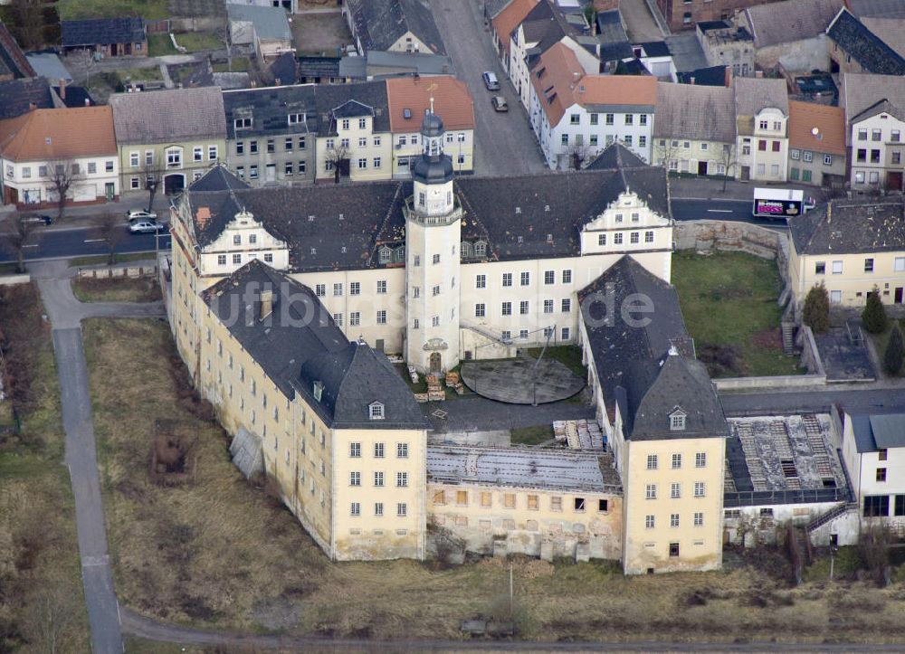 Luftaufnahme Coswig - Schloss Coswig in Sachsen-Anhalt