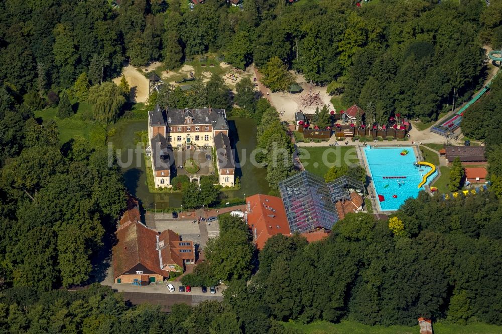 Luftbild Haren Ems - Schloss Dankern in Haren (Ems) im Bundesland Niedersachsen