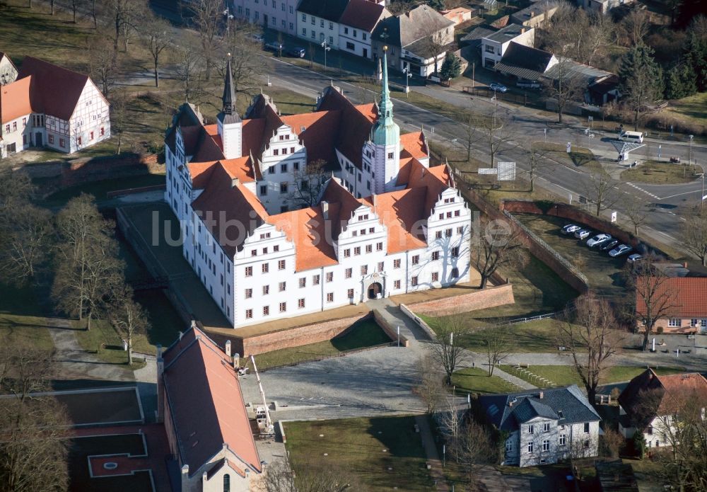 Luftbild Doberlug-Kirchhain - Schloss Doberlug im Bundesland Brandenburg