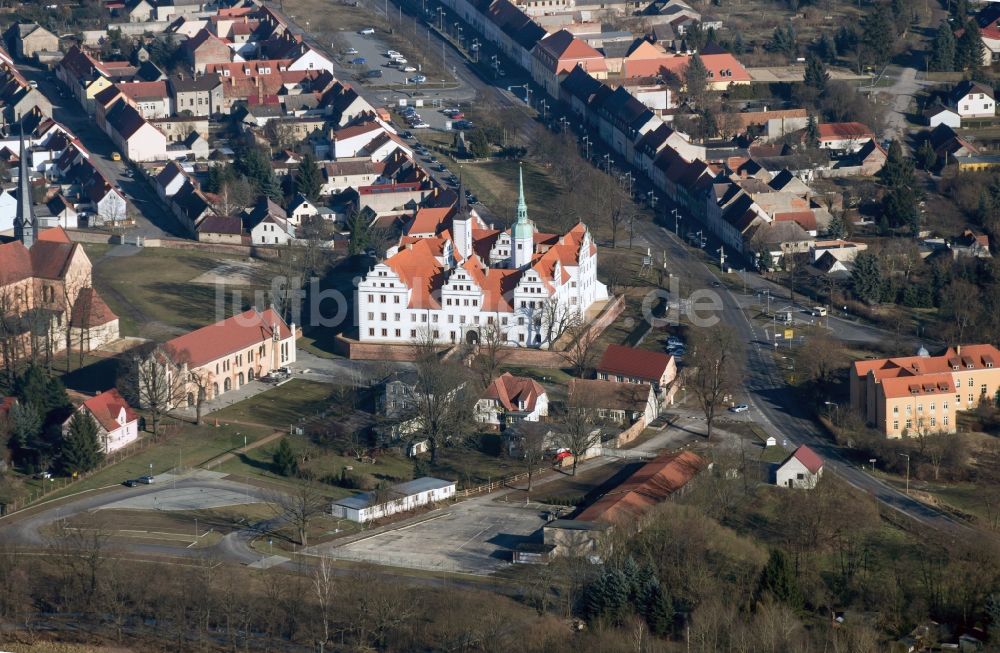 Luftaufnahme Doberlug-Kirchhain - Schloss Doberlug im Bundesland Brandenburg