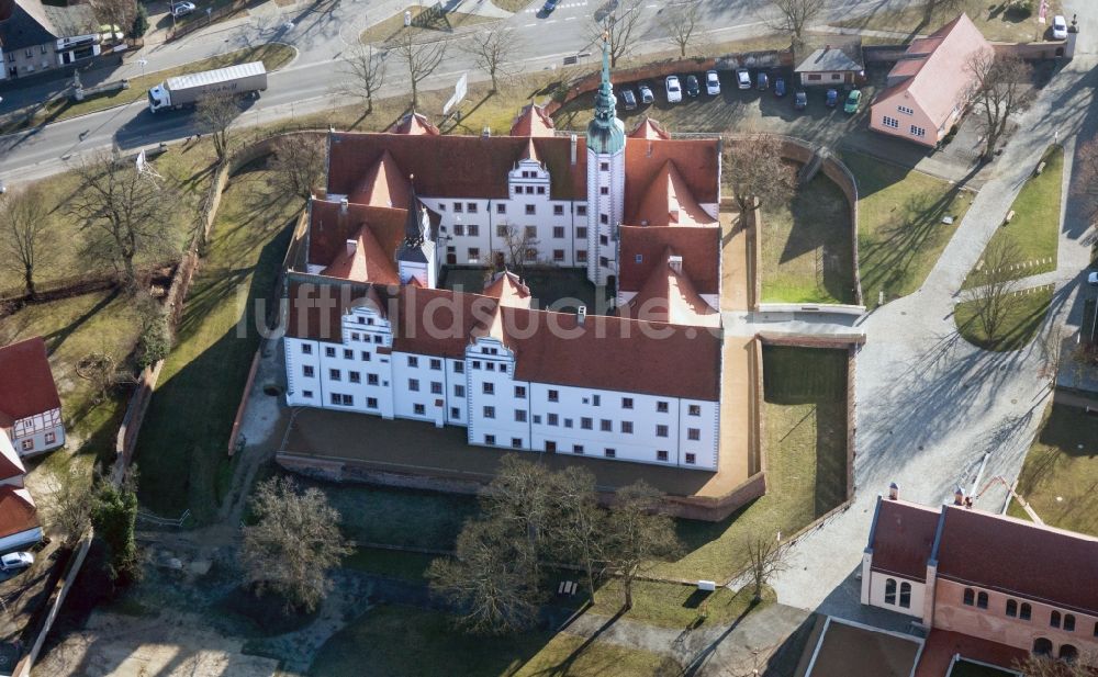 Doberlug-Kirchhain aus der Vogelperspektive: Schloss Doberlug im Bundesland Brandenburg