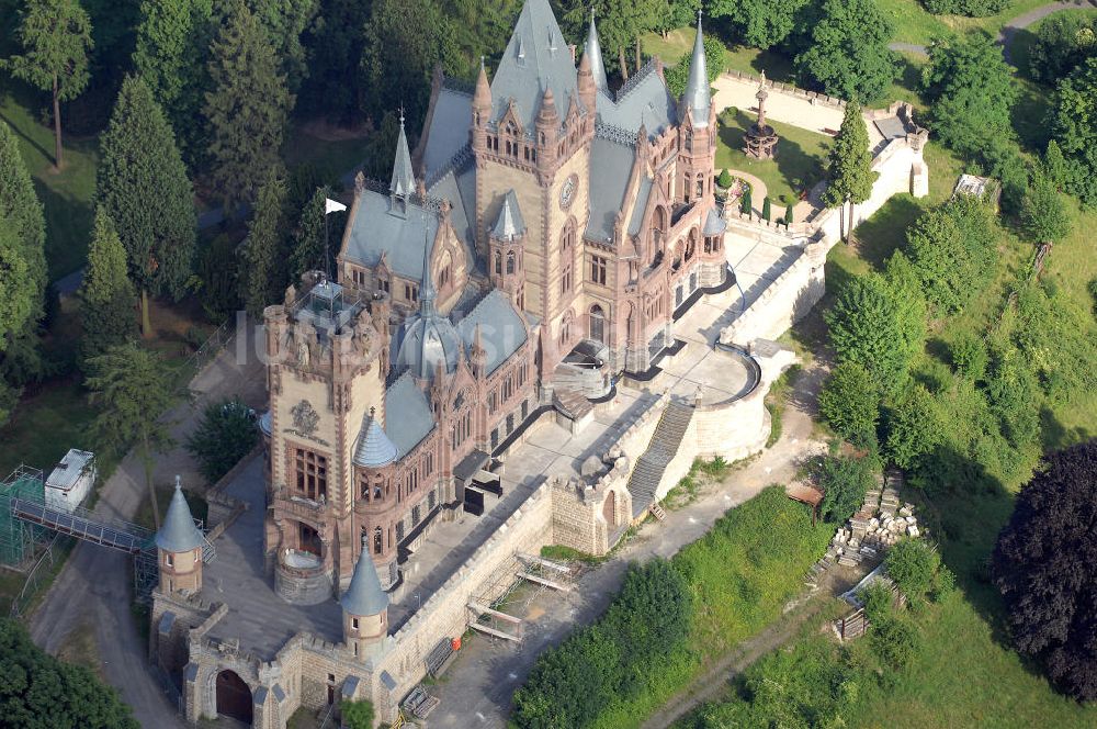 Luftbild Königswinter - Schloss Drachenburg in Königswinter