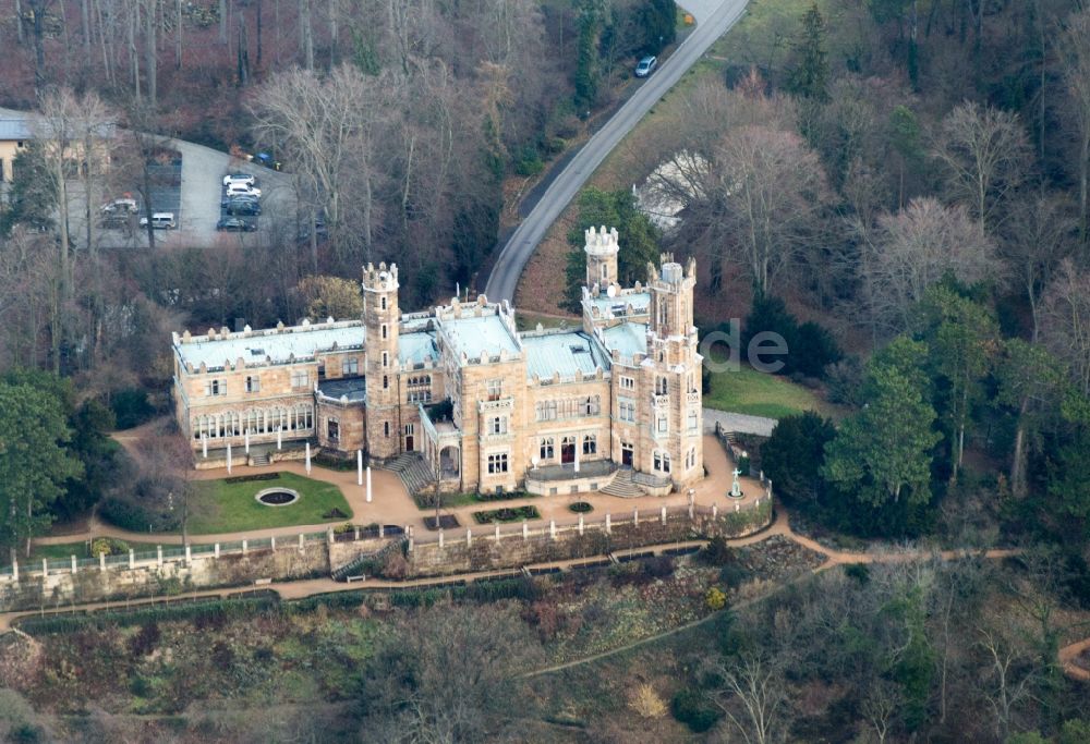 Luftaufnahme Dresden - Schloss Eckberg in Dresden im Bundesland Sachsen