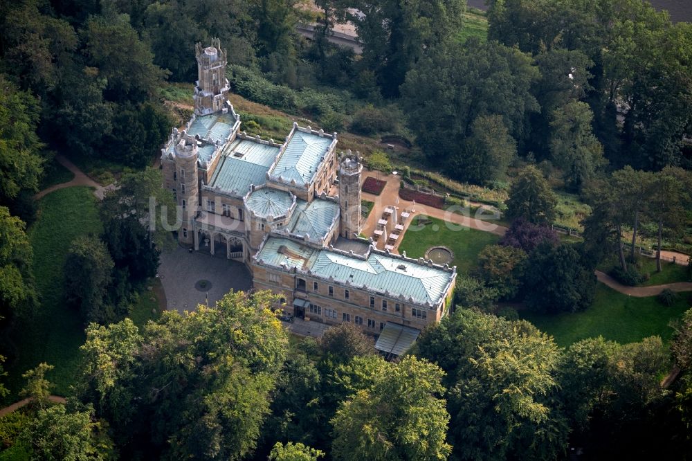 Luftaufnahme Dresden - Schloss Eckberg in Dresden im Bundesland Sachsen