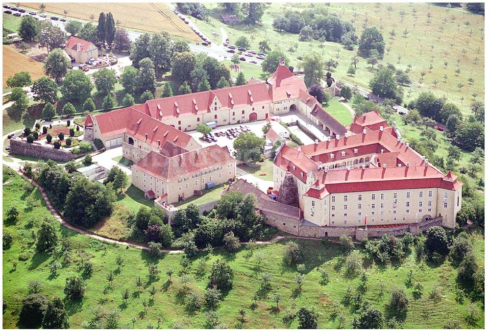 Luftaufnahme Ellwangen - Schloss ob Ellwangen