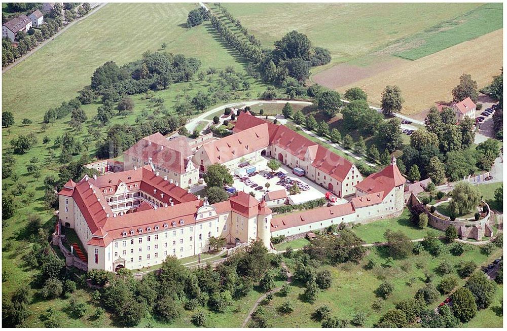 Ellwangen von oben - Schloss ob Ellwangen