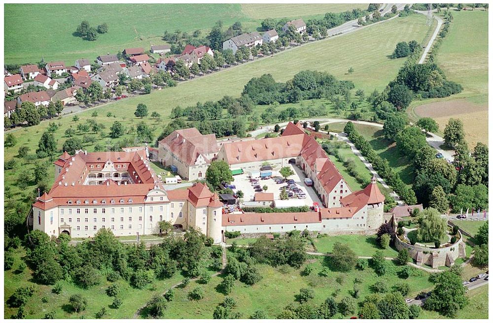 Ellwangen aus der Vogelperspektive: Schloss ob Ellwangen