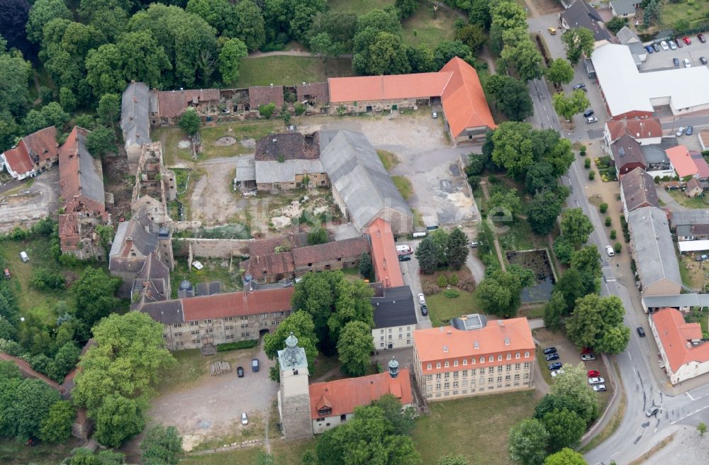 Luftbild Erxleben - Schloss Erxleben in Erxleben im Bundesland Sachsen-Anhalt