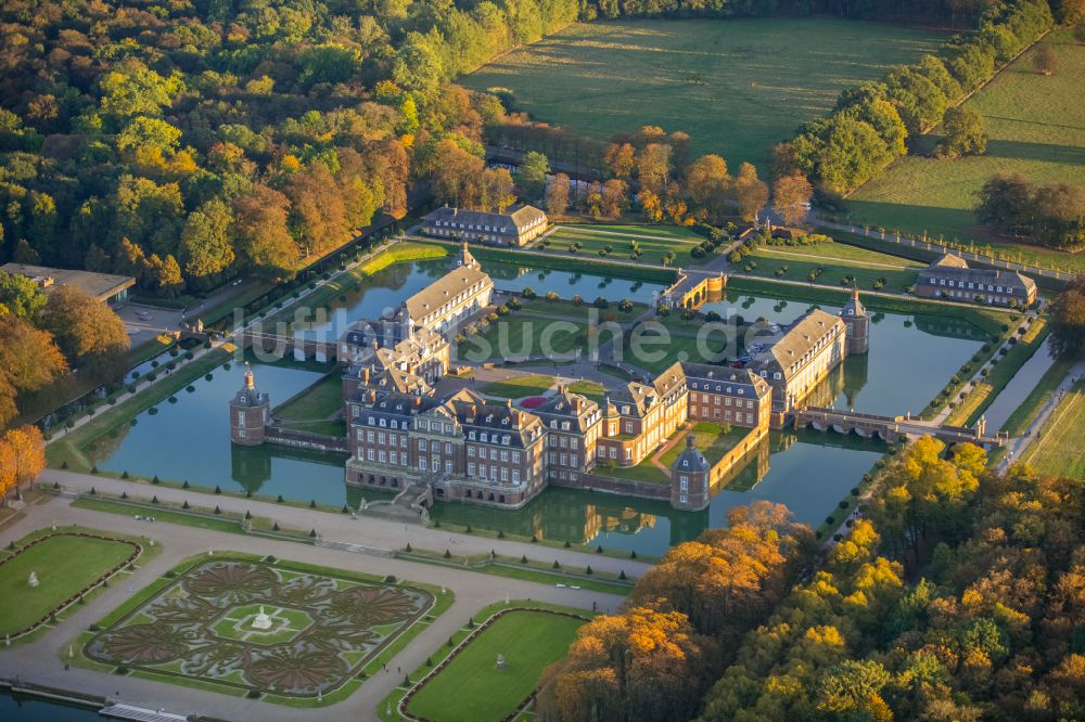 Luftbild Nordkirchen - Schloss der Fachhochschule für Finanzen Nordrhein Westfalen Bibliothek in Nordkirchen im Bundesland Nordrhein-Westfalen, Deutschland