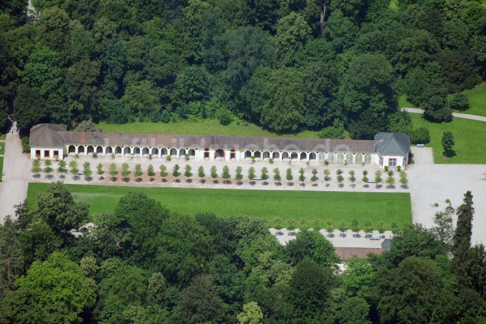 Rastatt-Förch von oben - Schloss Favorite bei Rastatt-Förch