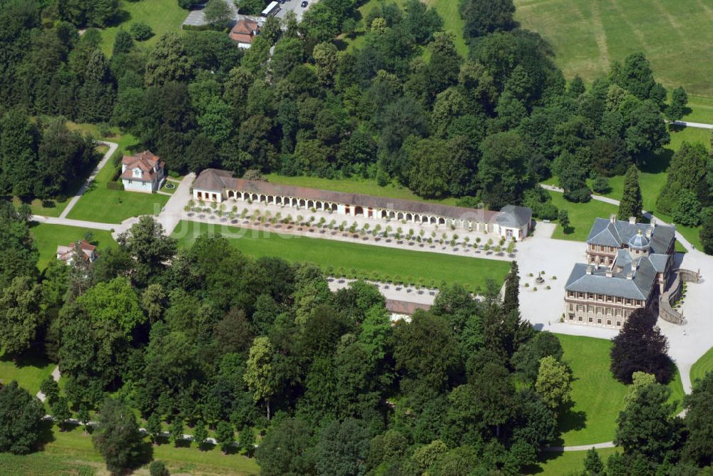 Luftbild Rastatt-Förch - Schloss Favorite bei Rastatt-Förch