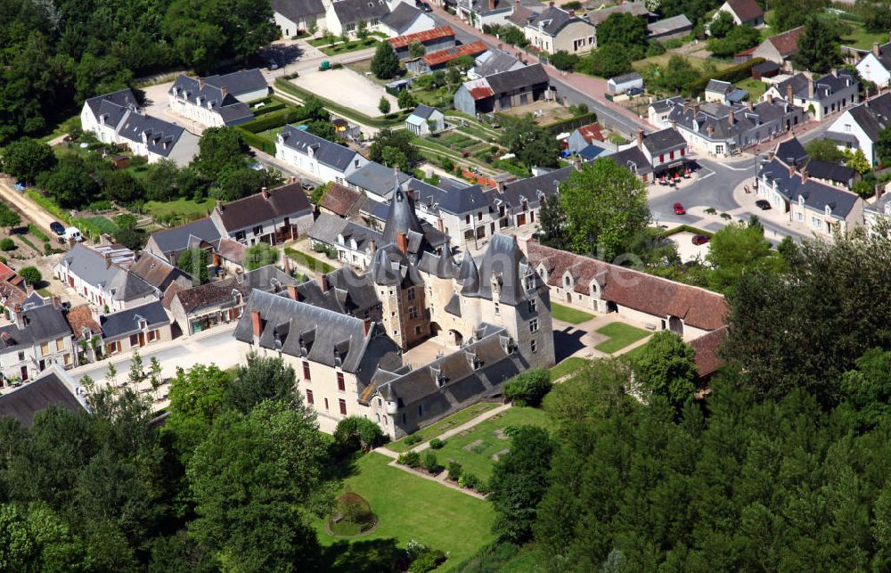 Luftbild Fougers-sur-Bievre - Schloss Fougères-sur-Bièvre