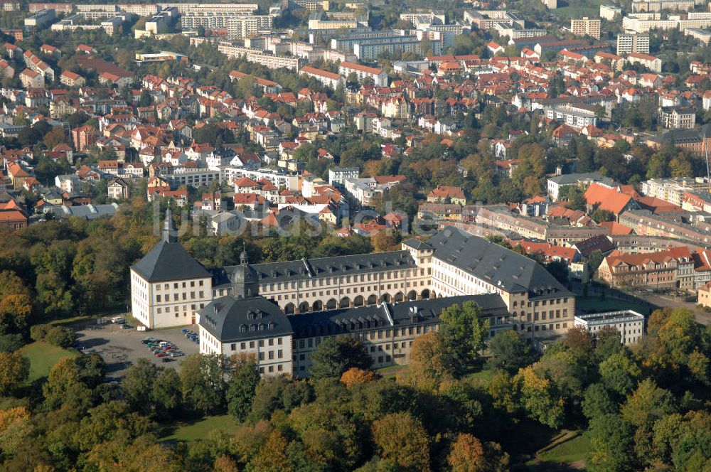 Gotha von oben - Schloss Friedenstein in Gotha