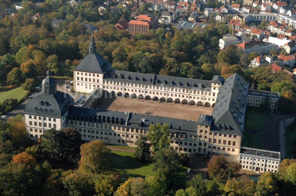 Gotha aus der Vogelperspektive: Schloss Friedenstein in Gotha