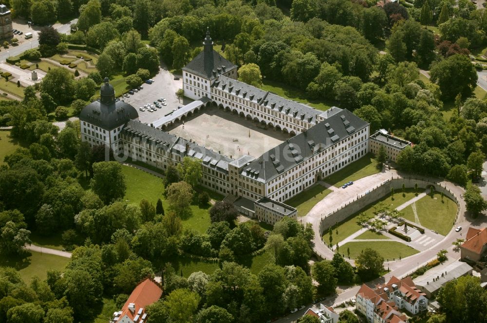 Luftaufnahme Gotha - Schloss Friedenstein in Gotha im Bundesland Thüringen