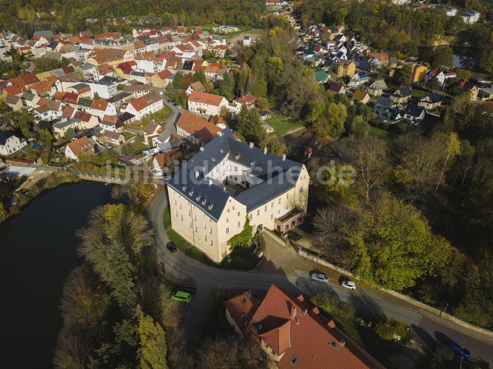 Luftaufnahme Frohburg - Schloß in Frohburg im Bundesland Sachsen, Deutschland